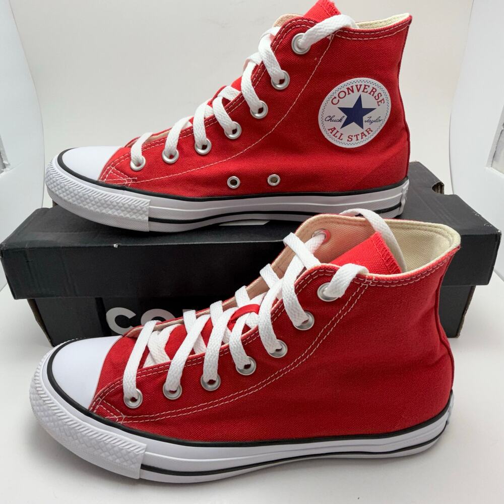 Converse Red High-Top Sneakers